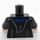 LEGO Zwart Ravenclaw Robes Torso (973 / 76382)