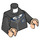 LEGO Schwarz Ravenclaw Robes Torso (973 / 76382)