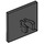 LEGO Black Roadsign Clip-on 2 x 2 Square with Open &#039;O&#039; Clip (15210 / 65673)