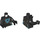 LEGO Noir Robin Minifig Torse (973 / 76382)