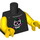 LEGO Negro Roca Band Drummer Torso (973 / 88585)