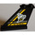 LEGO Black Rudder 1 x 3 x 4 with &#039;VTOL&#039; and Bee Sticker (2340)