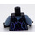 LEGO Schwarz Ruina Minifigur Torso (973 / 76382)