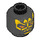 LEGO Black Savage Opress Head (Safety Stud) (3626 / 96470)