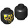 LEGO Black Savage Opress Head (Safety Stud) (3626 / 96470)