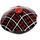 LEGO Black Scottish Bonnet Hat with Tartan (10108)