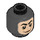 LEGO Black Screenslaver Minifigure Head (Safety Stud) (3626 / 38183)