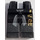 LEGO Black Sensei Wu - Black Robes with Gold Chinese Lettering Legs and Gray Sash (96758 / 97431)