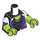 LEGO Noir She-Hulk Minifig Torse (973 / 78568)