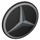 LEGO Noir Bouclier avec Incurvé Affronter avec Mercedes Benz logo (21100 / 75902)