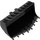 LEGO Noir Pelle 15 x 23 x 12 avec des trous Ø 4.85 (15265)