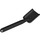 LEGO Black Shovel (Round Stem End) (3837)