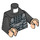 LEGO Zwart Shredder Minifig Torso (973 / 76382)