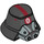 LEGO Black Sith Trooper Helmet with Red Stripe (11782)