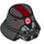 LEGO Noir Sith Trooper Casque avec Large rouge Stripe (12762)