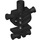 LEGO Noir Squelette Corps avec Épaule Rods (60115 / 78132)