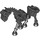 LEGO Black Skeleton Horse (59228 / 74463)