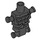 LEGO Black Skeleton Torso Thick Ribs (29980 / 93060)