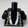 LEGO Black Skinnet (Skunk) Torso (973 / 76382)