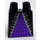 LEGO Black Skirt with Silver Trim and Stars over Dark Purple Dress (36036)