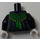 LEGO Schwarz Schädel Sorcerer Minifigur Torso (973 / 76382)