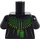 LEGO Black Skull Sorcerer Minifig Torso (973 / 76382)