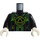 LEGO Zwart Schedel Sorcerer Minifiguur Torso (973 / 76382)