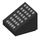 LEGO Zwart Helling 1 x 1 (31°) met Grijs Dots (35338 / 72297)