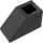 LEGO Noir Pente 1 x 2 (45°) Inversé (3665)