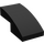 LEGO Black Slope 1 x 2 Curved (3593 / 11477)