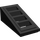 LEGO Zwart Helling 1 x 2 x 0.7 (18°) met Rooster (61409)