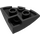 LEGO Black Slope 1 x 3 x 3 Curved Round Quarter  (76797)