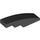 LEGO Black Slope 1 x 4 Curved (11153 / 61678)