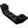LEGO Noir Pente 1 x 6 (45°) Double Inversé avec Open Centre (52501)