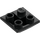 LEGO Black Slope 2 x 2 (45°) Inverted (3676)