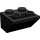 LEGO Zwart Helling 2 x 2 (45°) Omgekeerd met platte afstandsring eronder (3660)