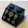 LEGO Zwart Helling 2 x 2 (45°) met Gauges en Dials (3039 / 80405)