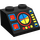 LEGO Noir Pente 2 x 2 (45°) avec Spyrius Horizon Controls (3039)