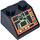 LEGO Black Slope 2 x 2 (45°) with Spyrius Robot Screen (3039)