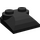 LEGO Noir Pente 2 x 2 Incurvé avec extrémité incurvée (47457)