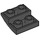 LEGO Zwart Helling 2 x 2 x 0.7 Gebogen Omgekeerd (32803)