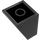 LEGO Schwarz Steigung 2 x 2 x 2 (65°) mit Unterrohr (3678)