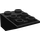 LEGO Black Slope 2 x 3 (25°) Inverted with Connections between Studs (2752 / 3747)