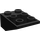 LEGO Black Slope 2 x 3 (25°) Inverted without Connections between Studs (3747)