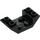 LEGO Zwart Helling 2 x 4 (45°) Dubbele Omgekeerd met Open Midden (4871)