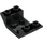 LEGO Zwart Helling 2 x 4 (45°) Dubbele Omgekeerd met Open Midden (4871)