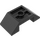 LEGO Schwarz Steigung 2 x 4 (45°) Doppelt Invertiert mit Open Center (4871)