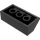 LEGO Schwarz Steigung 2 x 4 (45°) mit rauer Oberfläche (3037)
