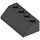 LEGO Schwarz Steigung 2 x 4 (45°) mit glatter Oberfläche (3037)