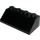 LEGO Schwarz Steigung 2 x 4 (45°) mit glatter Oberfläche (3037)